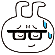 お仕事ウサギ画像横目